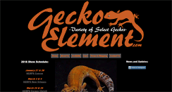 Desktop Screenshot of geckoelement.com