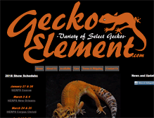 Tablet Screenshot of geckoelement.com